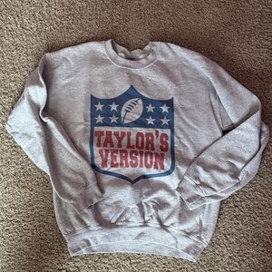 Gray Sweatshirt with Taylor's Version NFL